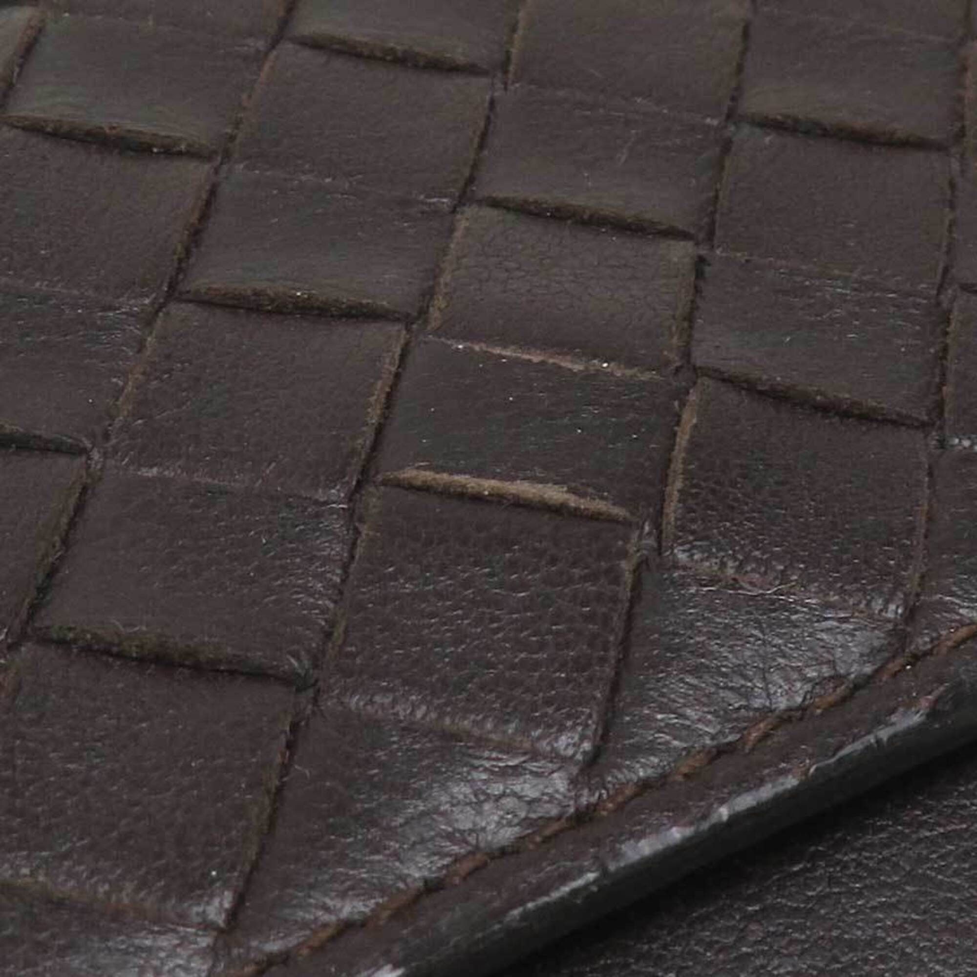 Bottega Veneta Bottega Veneta business card holder/card case, Intrecciato leather, brown, for men and women, 56661a Size ONE SIZE - 9 Thumbnail