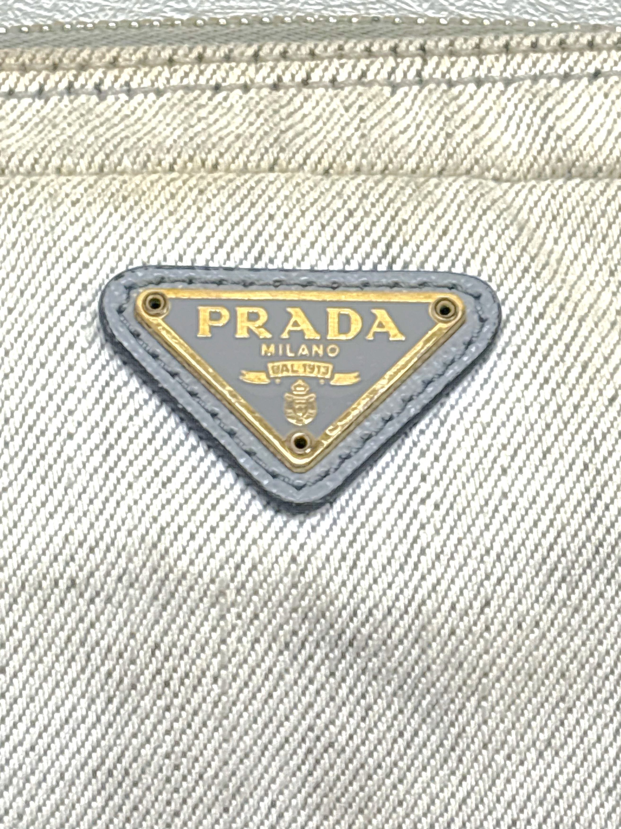 Prada Pochette en Denim Size ONE SIZE - 2 Thumbnail