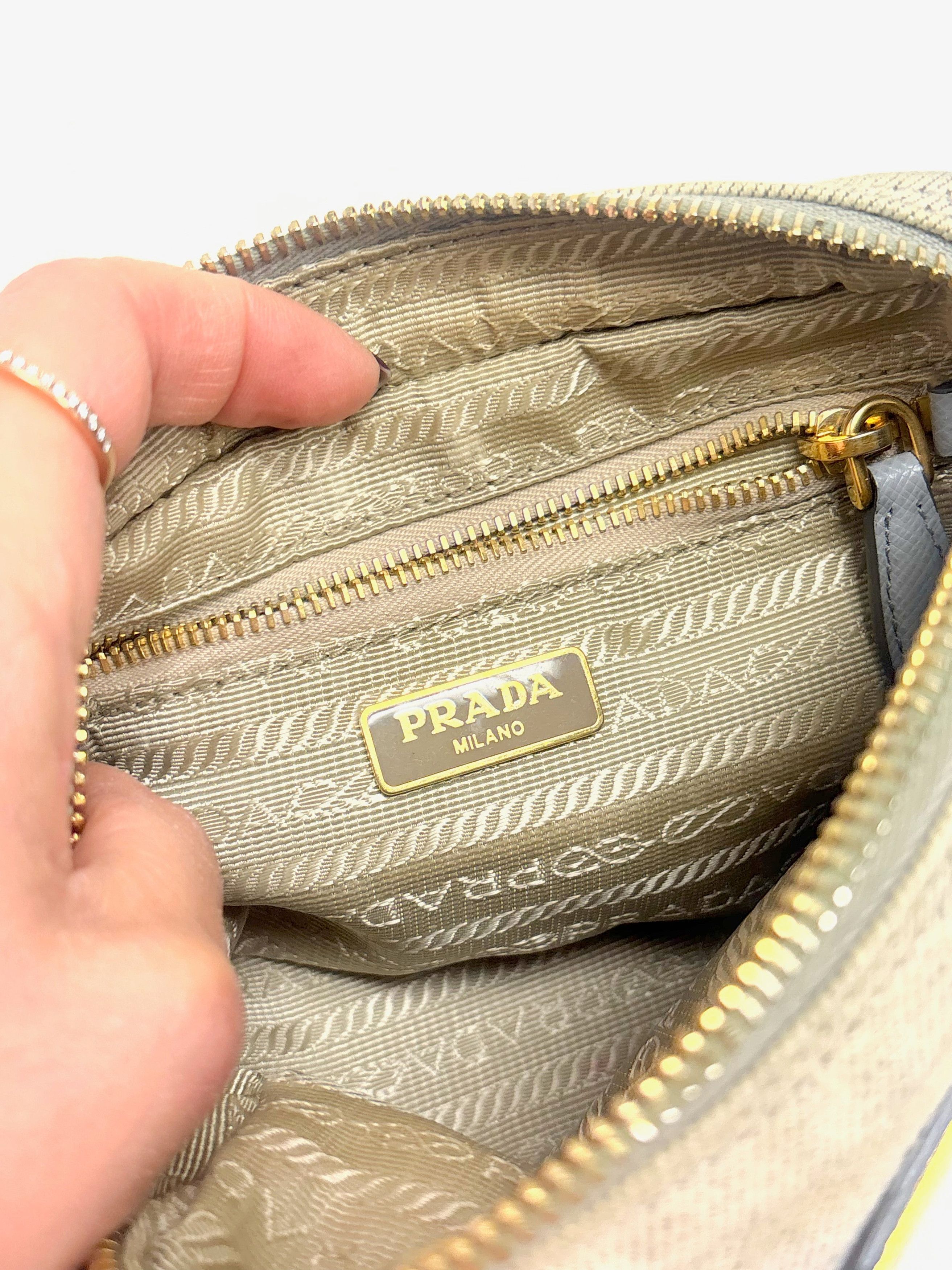 Prada Pochette en Denim Size ONE SIZE - 8 Thumbnail