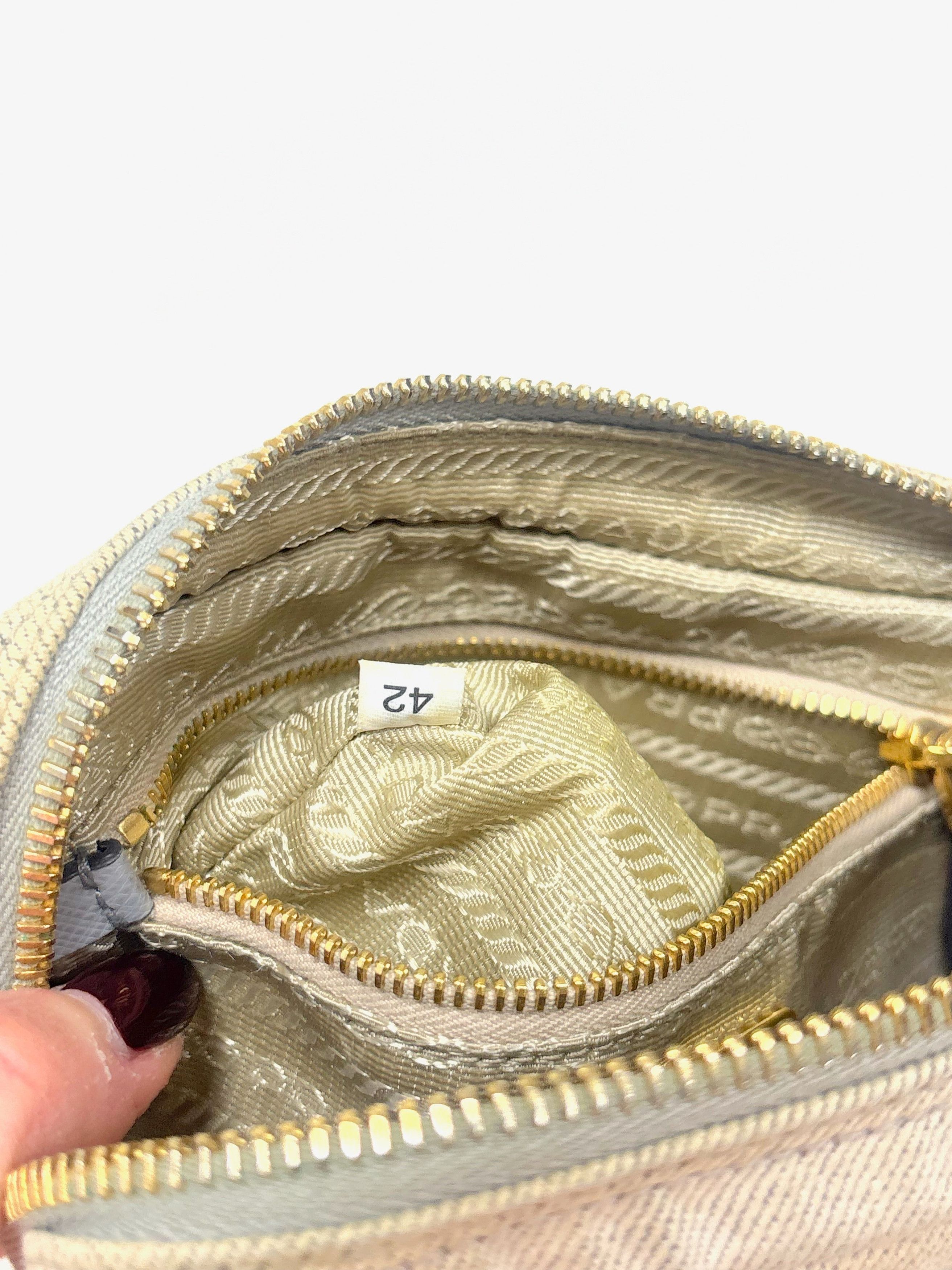 Prada Pochette en Denim Size ONE SIZE - 10 Thumbnail