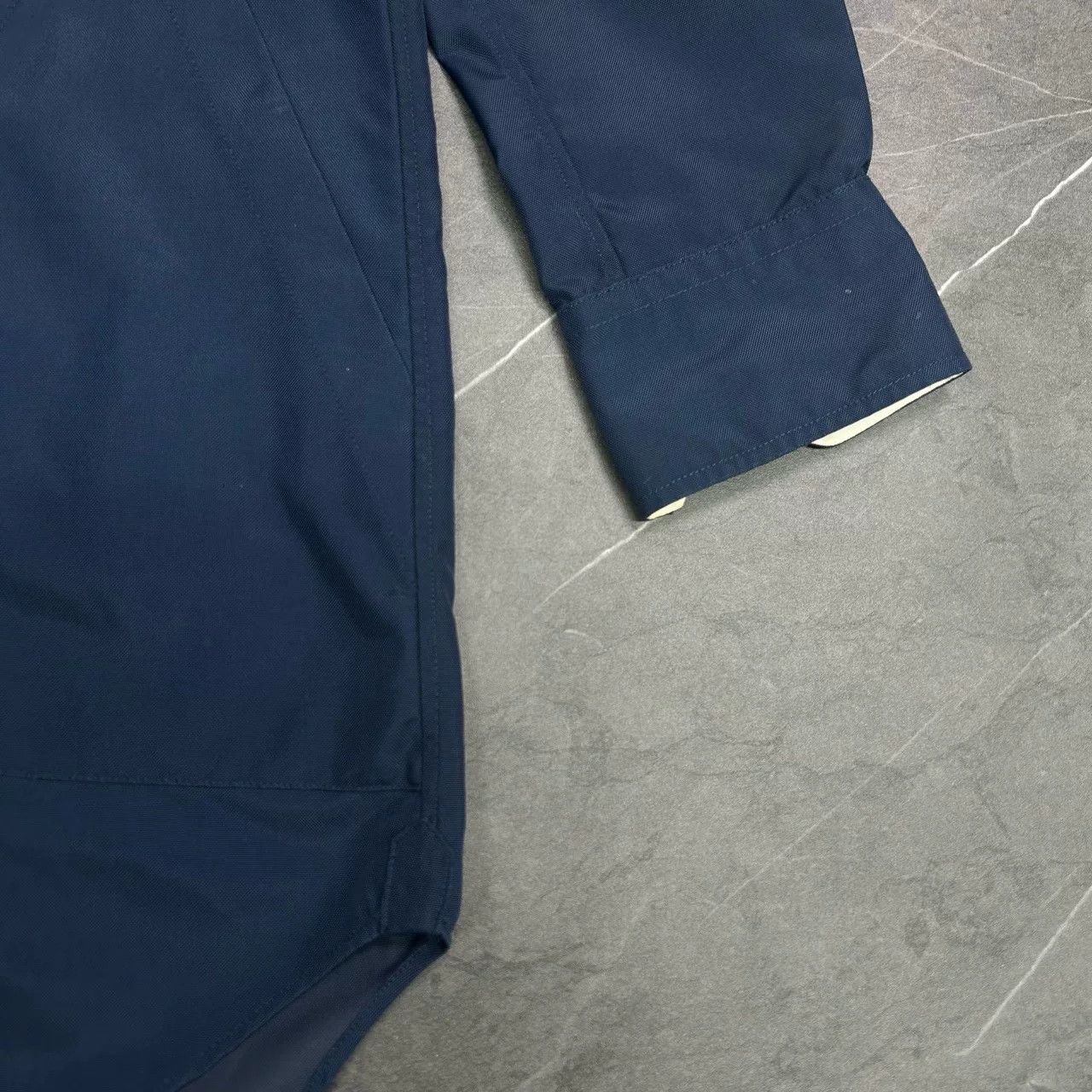 Thom Browne Thom Browne Navy Long Trench Coat 40 Size US XXS / EU 40 - 3 Thumbnail
