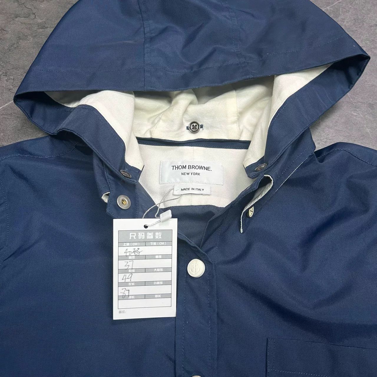Thom Browne Thom Browne Navy Long Trench Coat 40 Size US XXS / EU 40 - 5 Thumbnail