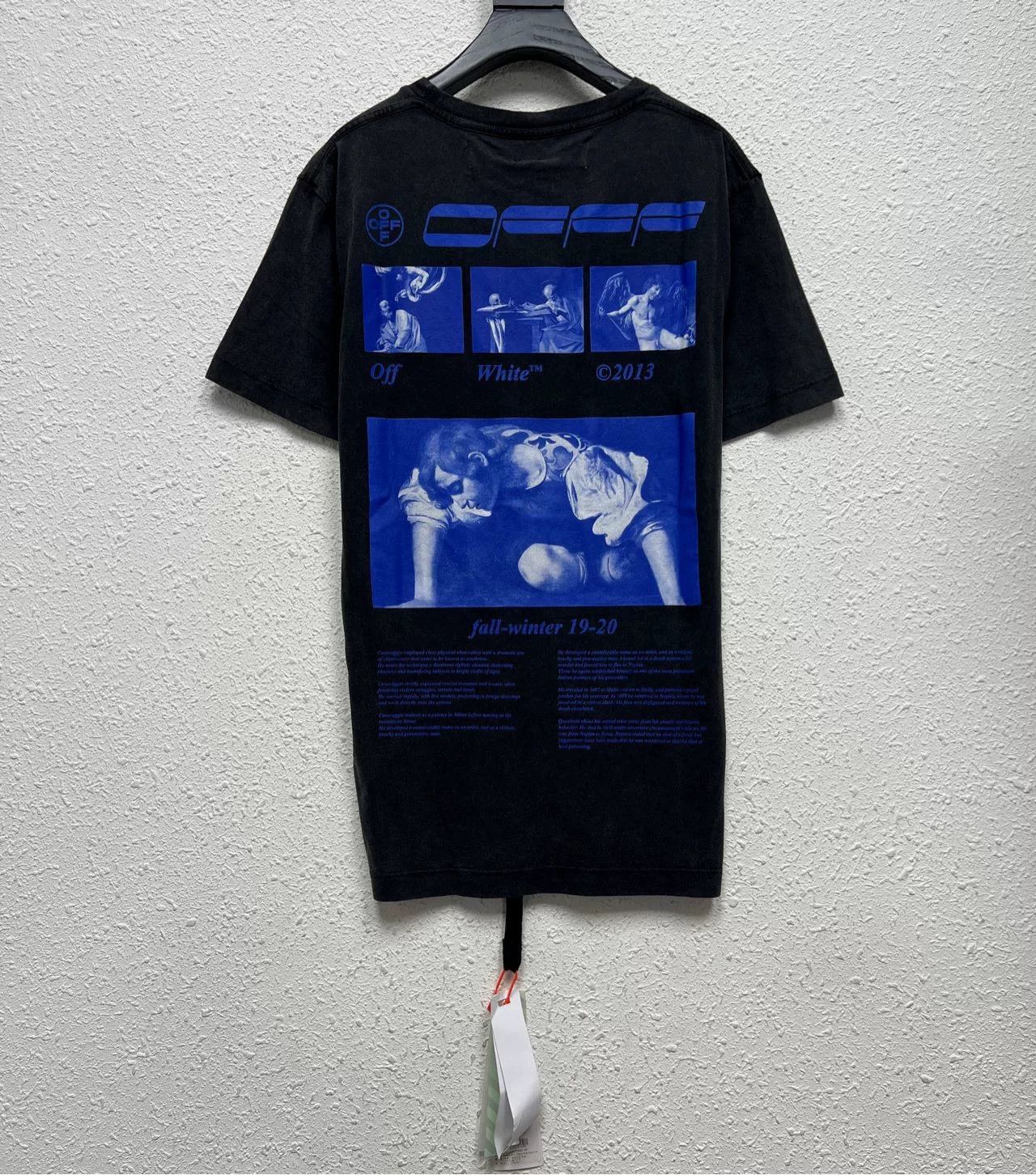 Off-White OFF-WHITE Louvre Oil Painting Washed Tee Size US M / EU 48-50 / 2 - 2 Thumbnail