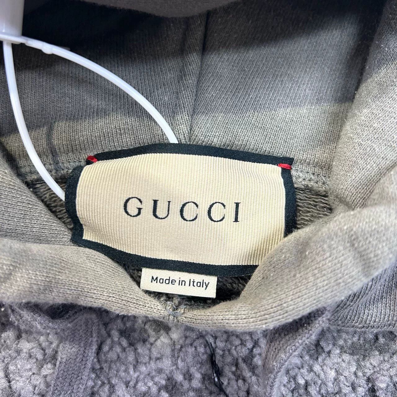 Gucci Gucci Double G Logo Tape Gray Hoodie Size US M / EU 48-50 / 2 - 3 Thumbnail