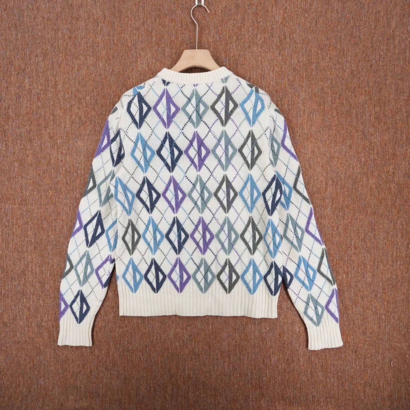 Dior Dior Wool Knit Sweater Quilted Pattern Size M / US 6-8 / IT 42-44 - 2 Thumbnail