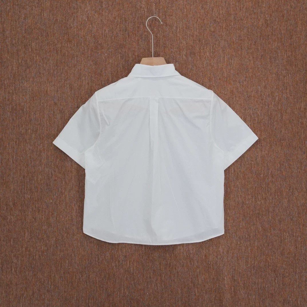 Dior DIOR White Bee Embroidery Short-Sleeve Shirt Size XS / US 0-2 / IT 36-38 - 2 Thumbnail
