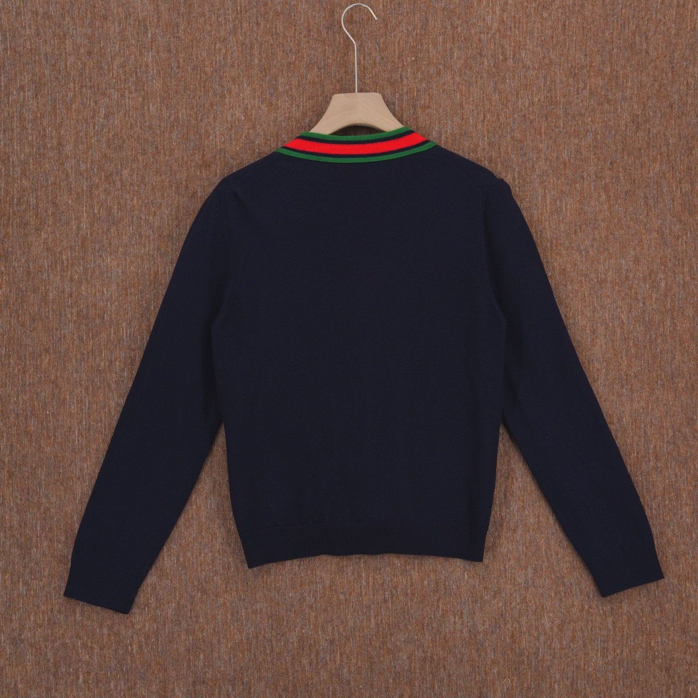 Gucci Gucci Preppy V-Neck Wool Cardigan Size US XL / EU 56 / 4 - 2 Thumbnail