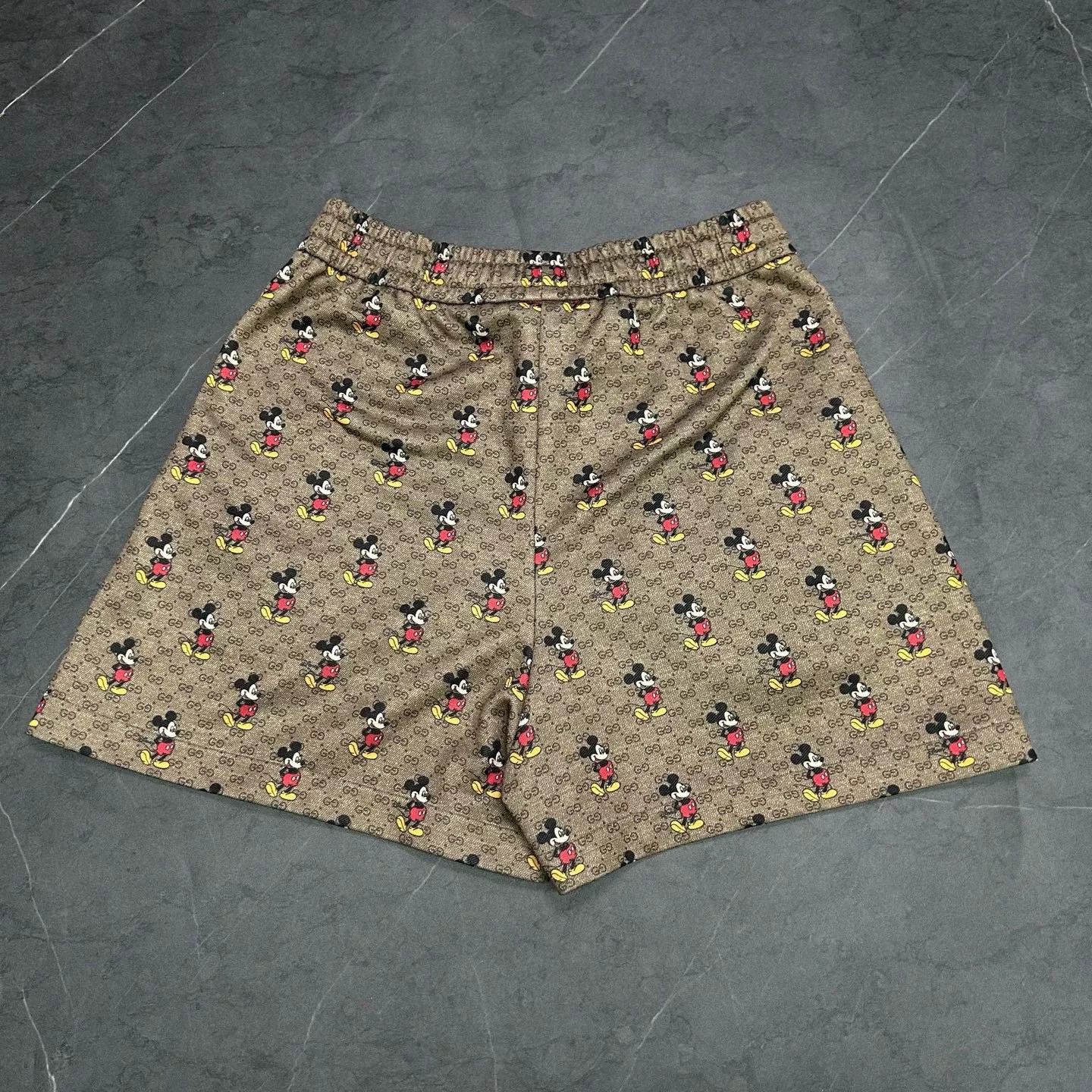Gucci Gucci Mickey Logo Print Shorts XXS Size 22" - 4 Thumbnail