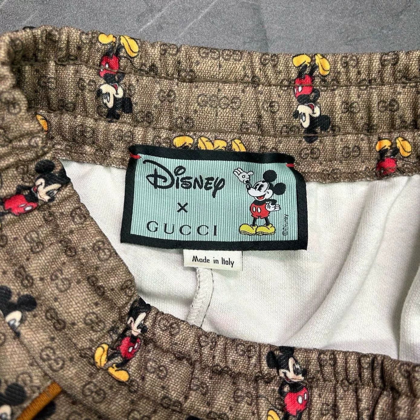 Gucci Gucci Mickey Logo Print Shorts XXS Size 22" - 6 Thumbnail