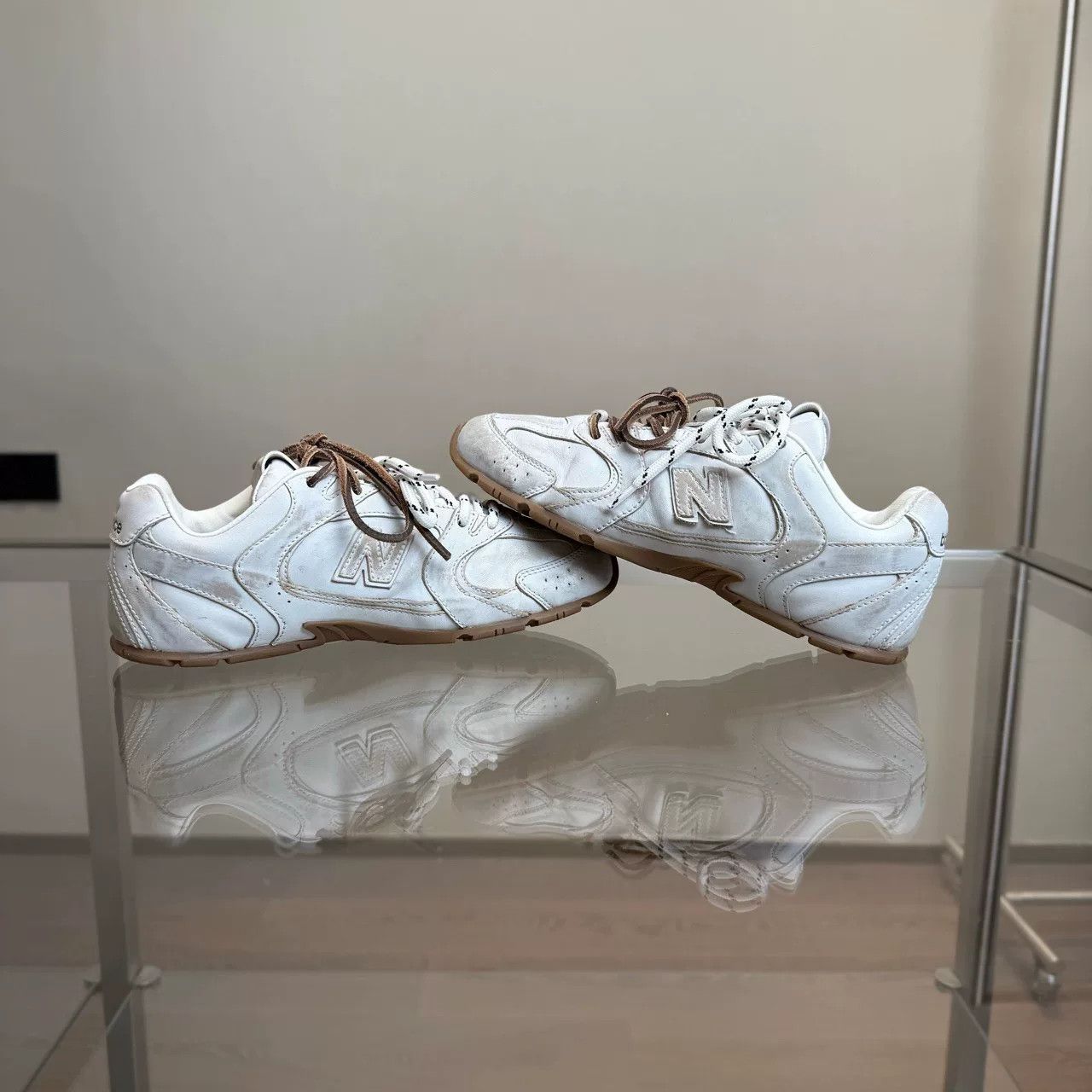 New Balance Miumiu X NB 530SL Collaborative Sneakers Size US 6.5 / IT 36.5 - 4 Thumbnail