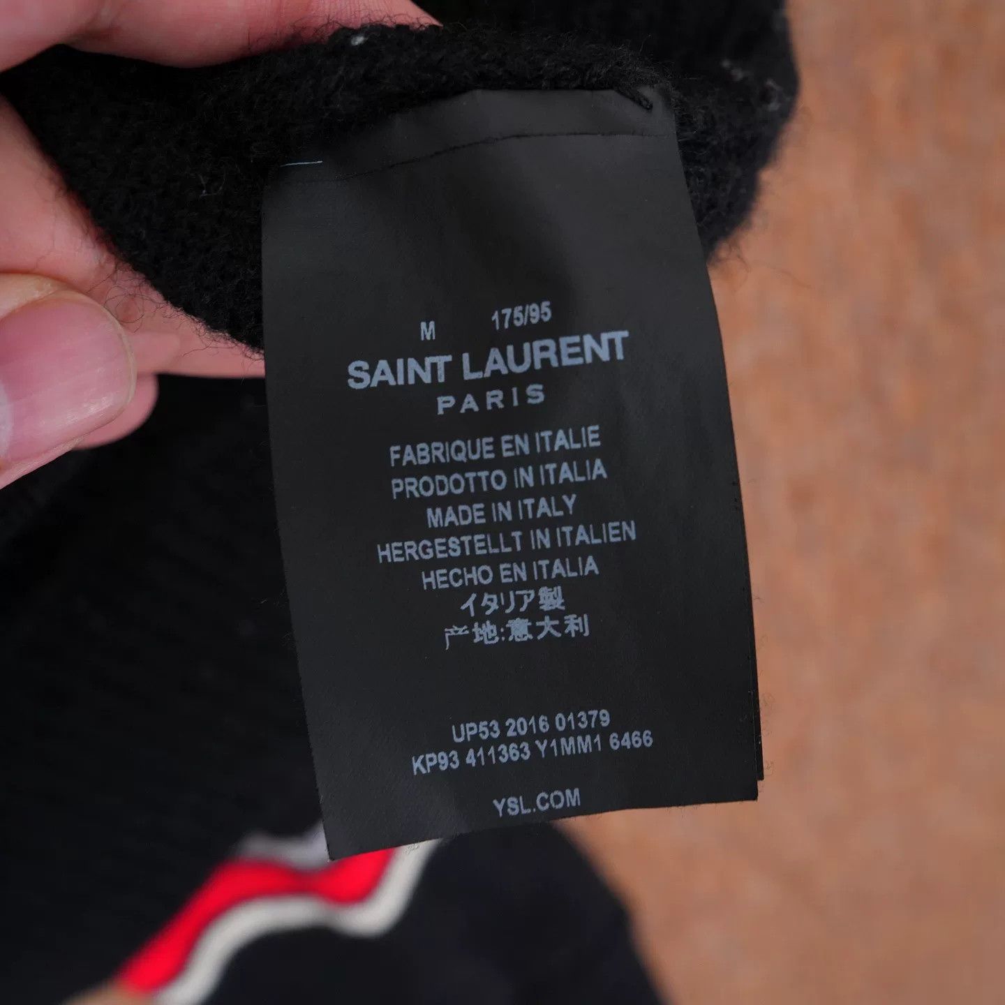 Saint Laurent Paris Saint Laurent SLP Black Dinosaur Sweater Size US M / EU 48-50 / 2 - 5 Thumbnail