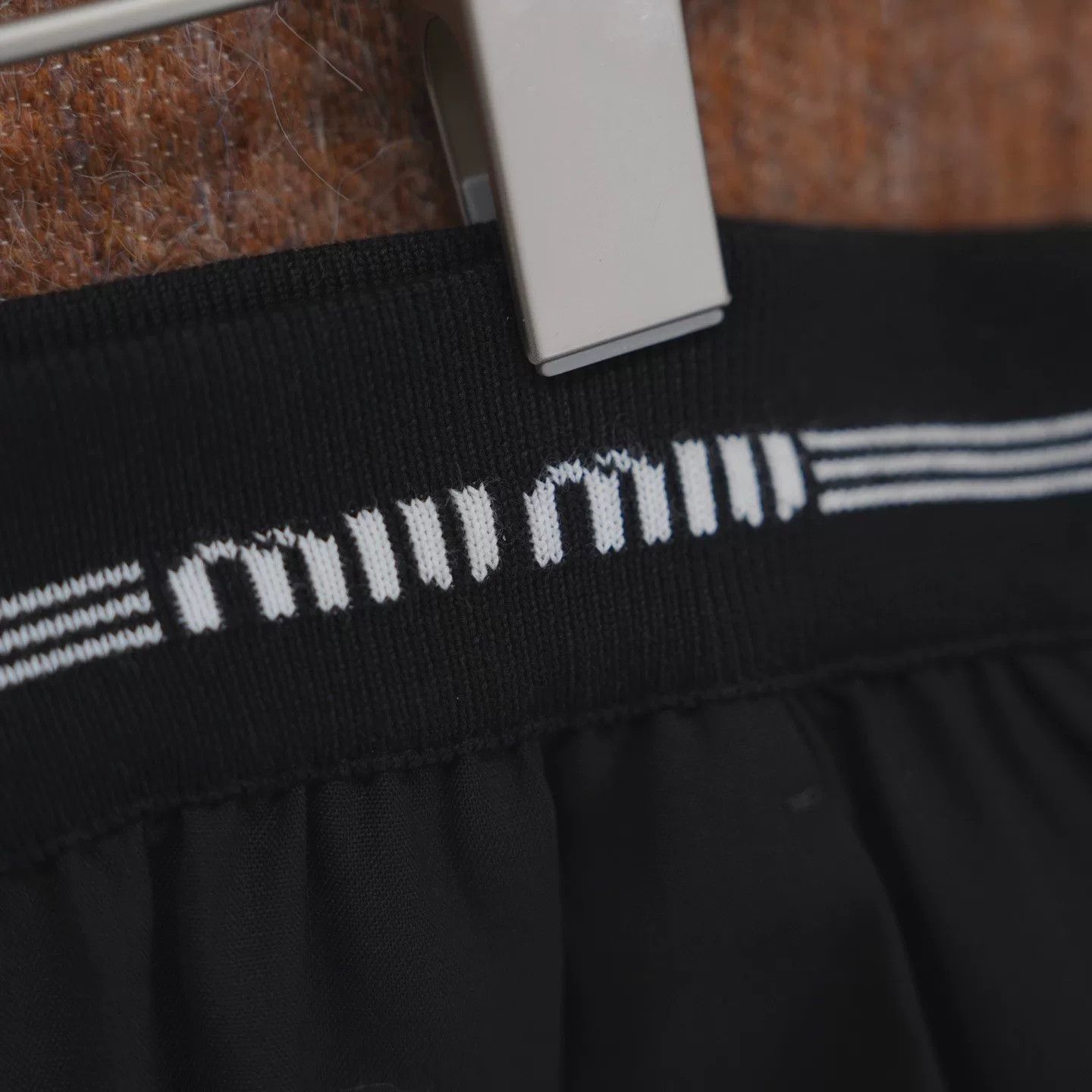 Miu Miu Miu Miu Logo Belt Black Track Pants Size 36" / US 14 / IT 50 - 3 Thumbnail