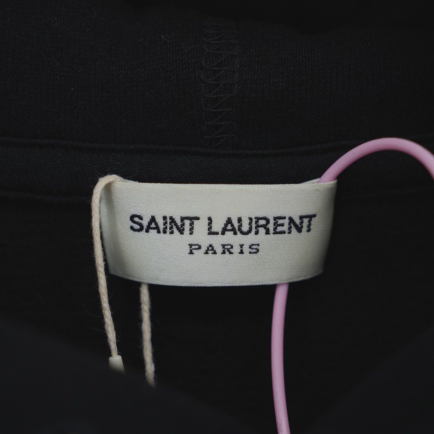 Saint Laurent Paris Saint Laurent Women's Solid Hooded Sweatshirt Size L / US 10 / IT 46 - 4 Thumbnail