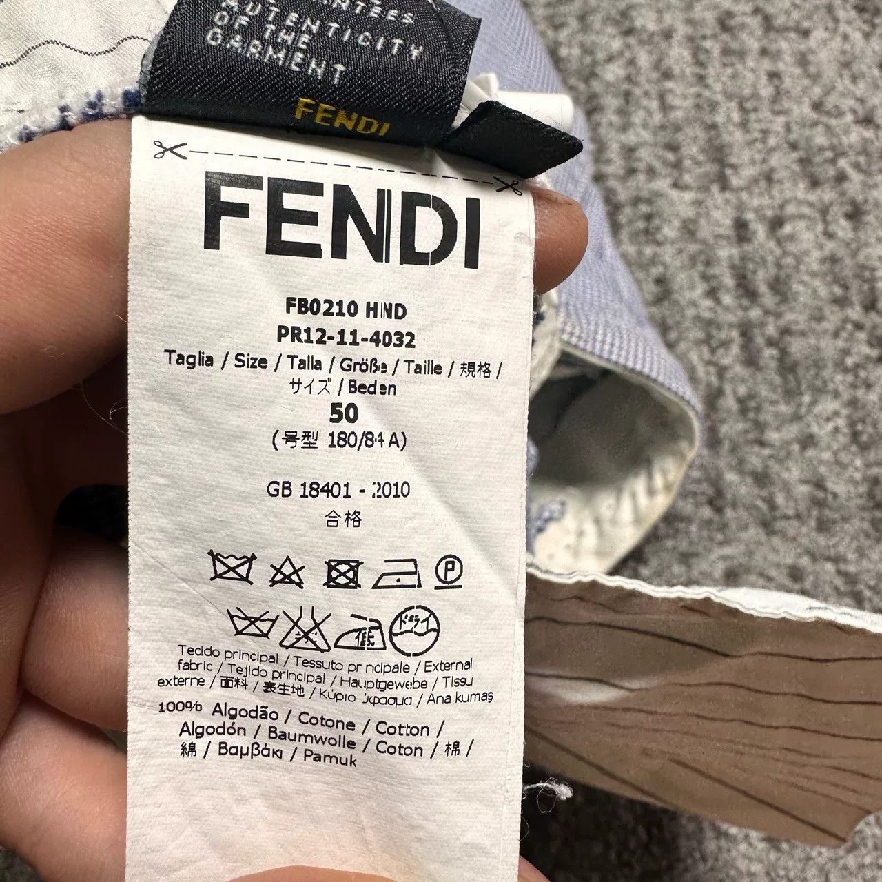 Fendi Fendi Houndstooth Pattern Shorts Size US 34 / EU 50 - 4 Thumbnail