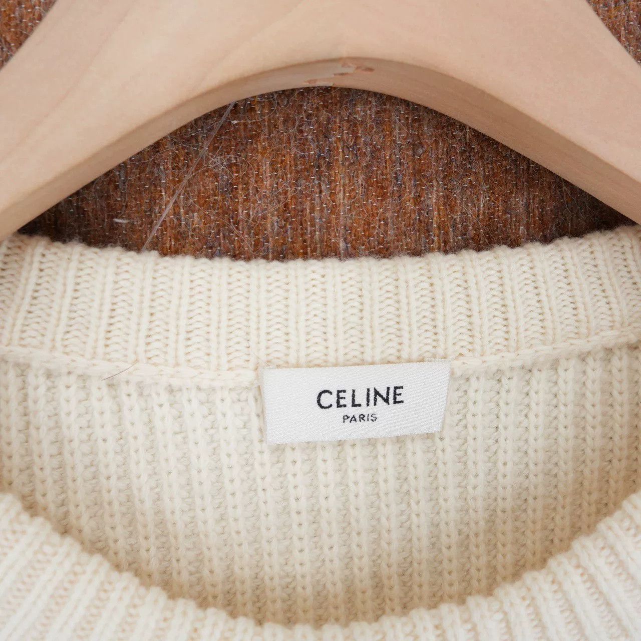 Celine Celine Studded Ribbed Wool Sweater Size S / US 4 / IT 40 - 3 Thumbnail
