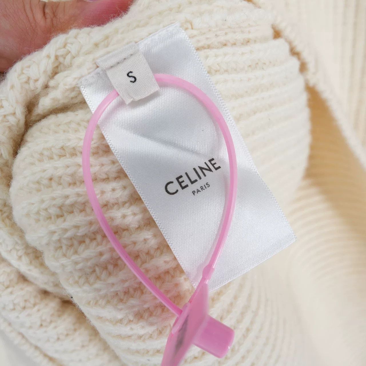 Celine Celine Studded Ribbed Wool Sweater Size S / US 4 / IT 40 - 5 Thumbnail