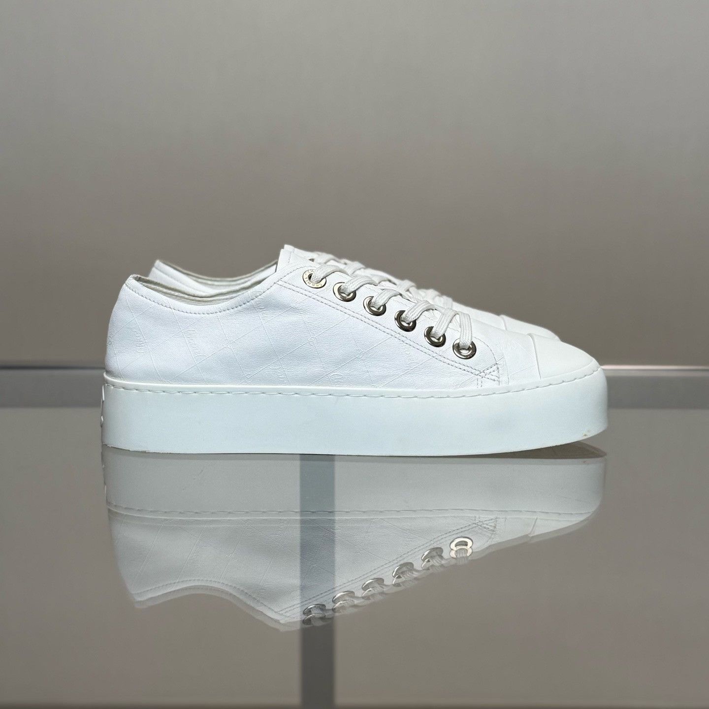 Chanel Chanel 25P Logo Thick Sole Shoes Size US 6 / IT 36 - 3 Thumbnail
