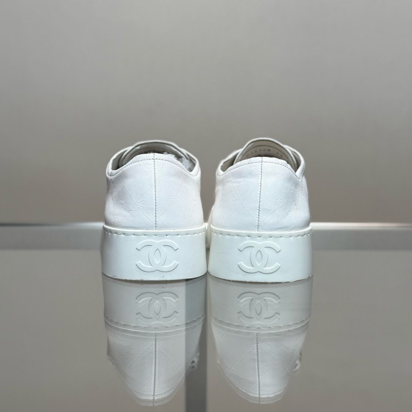 Chanel Chanel 25P Logo Thick Sole Shoes Size US 6 / IT 36 - 4 Thumbnail