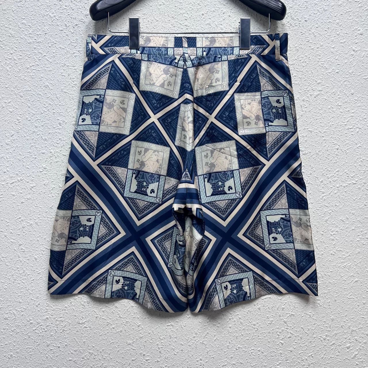 Dior DIOR Kenny Collaboration Silk Shorts Size US 32 / EU 48 - 2 Thumbnail