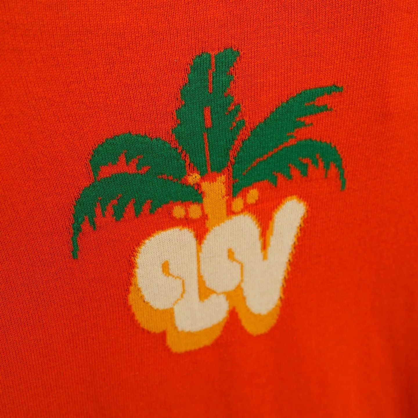 Louis Vuitton Louis Vuitton 24SS Orange Logo Coconut Tree Tee Size US S / EU 44-46 / 1 - 4 Thumbnail