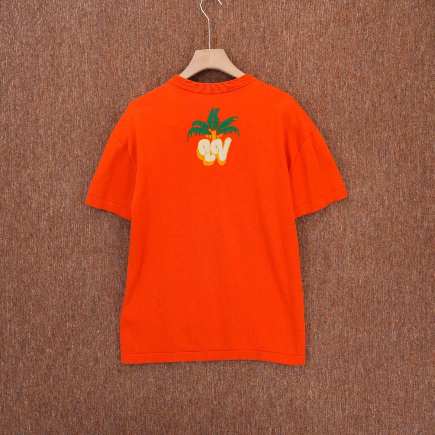 Louis Vuitton Louis Vuitton 24SS Orange Logo Coconut Tree Tee Size US S / EU 44-46 / 1 - 2 Thumbnail