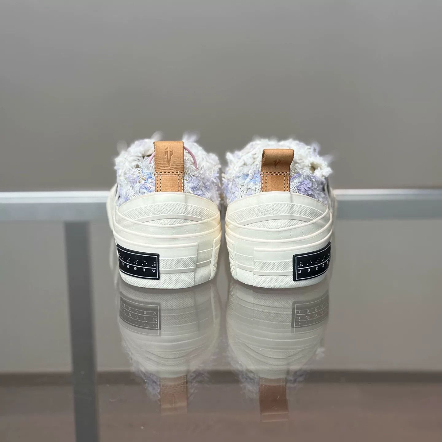 xVESSEL xVESSEL White Purple Chanel-Style Shoes Size US 6 / IT 36 - 4 Thumbnail