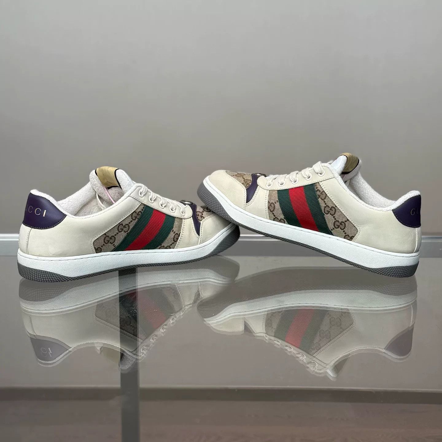 Gucci Gucci Screener Distressed Sneakers Size US 10.5 / EU 43-44 - 6 Thumbnail