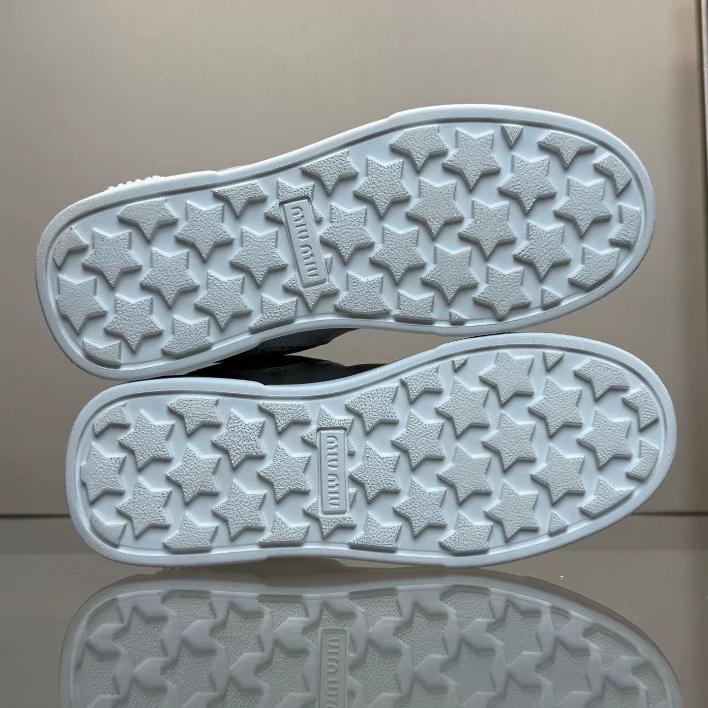 Miu Miu Miumiu White Distressed Sneakers Size US 6 / IT 36 - 7 Thumbnail