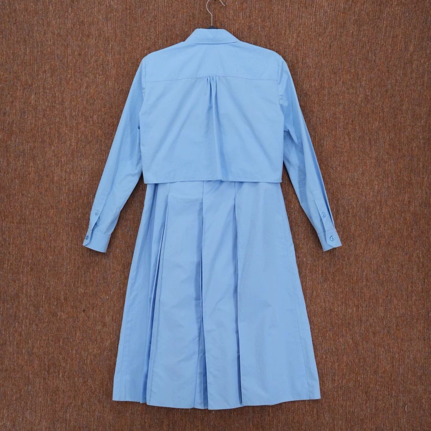 Gucci Gucci Embroidered Blue Shirt Skirt Set Size 38" / US 16 / IT 52 - 2 Thumbnail