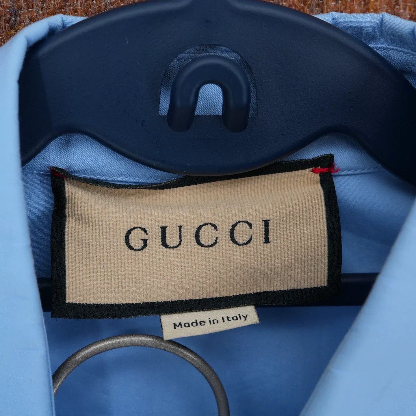 Gucci Gucci Embroidered Blue Shirt Skirt Set Size 38" / US 16 / IT 52 - 3 Thumbnail