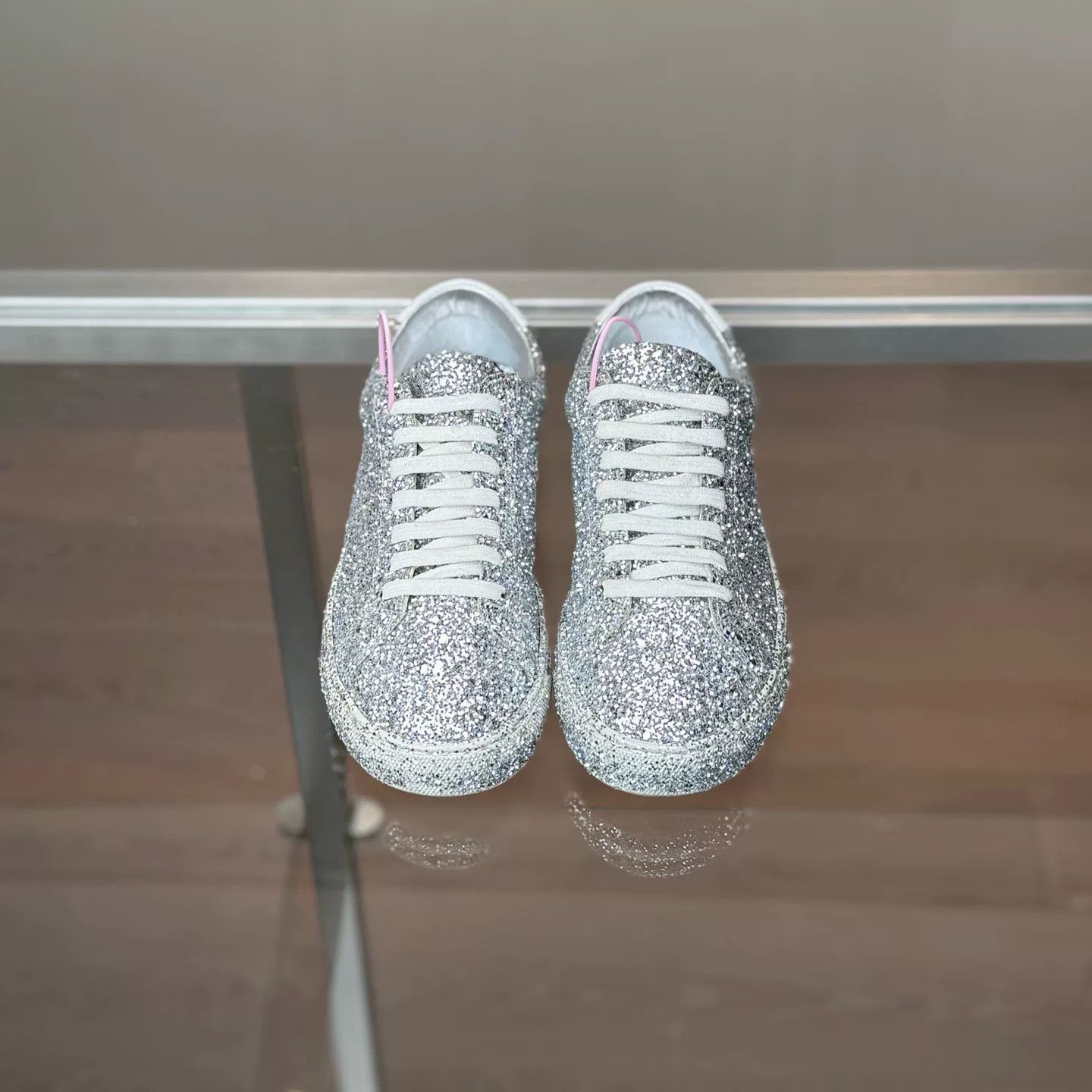 Saint Laurent Paris Saint Laurent Crystal Sneakers Size US 5 / IT 35 - 2 Thumbnail