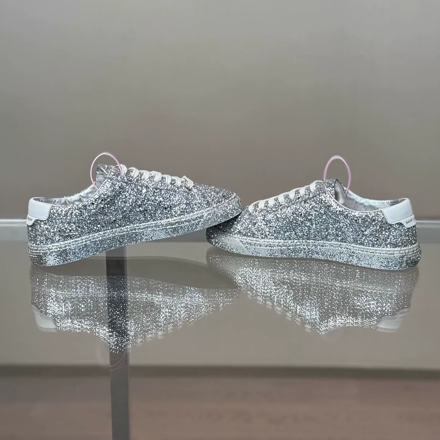Saint Laurent Paris Saint Laurent Crystal Sneakers Size US 5 / IT 35 - 6 Thumbnail