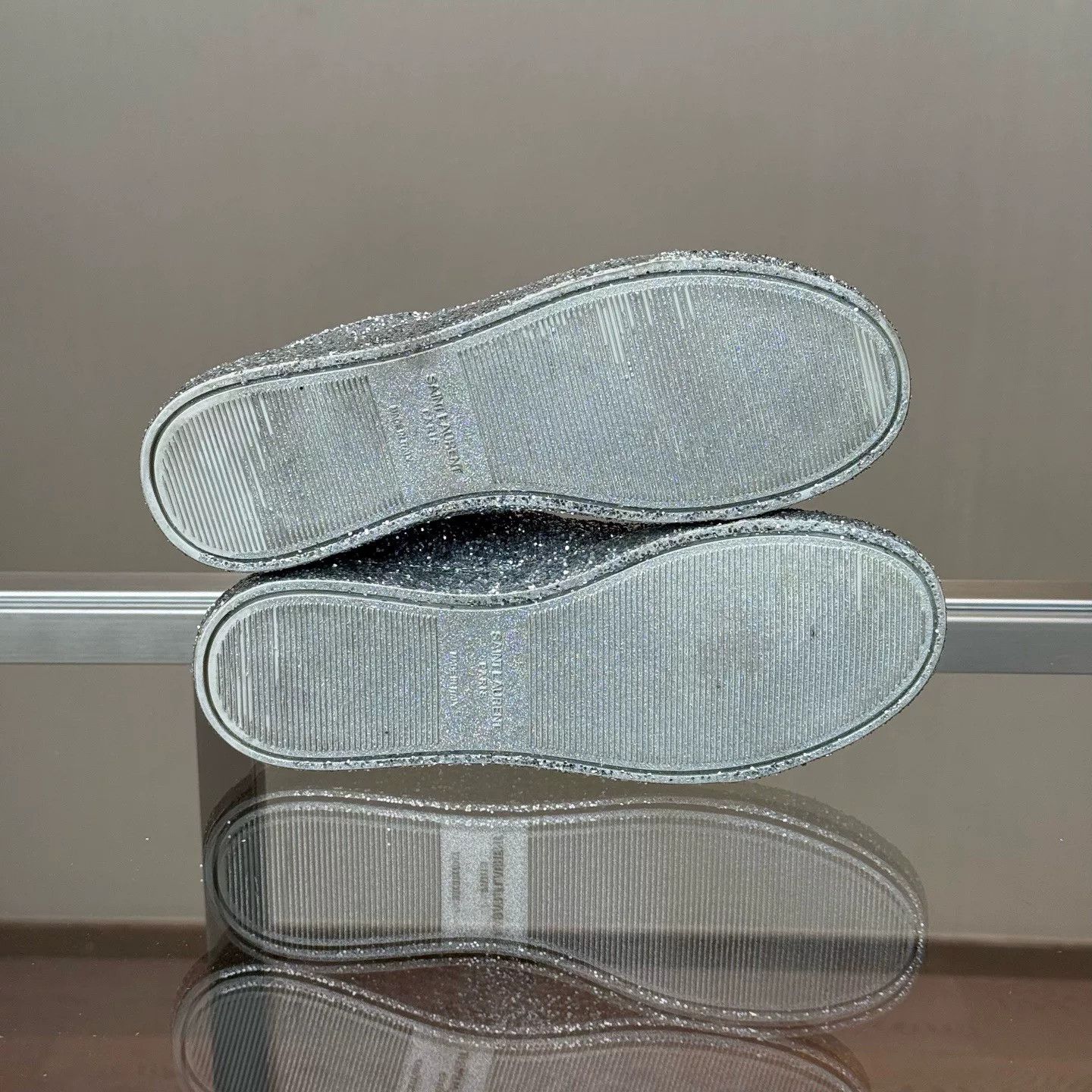 Saint Laurent Paris Saint Laurent Crystal Sneakers Size US 5 / IT 35 - 7 Thumbnail