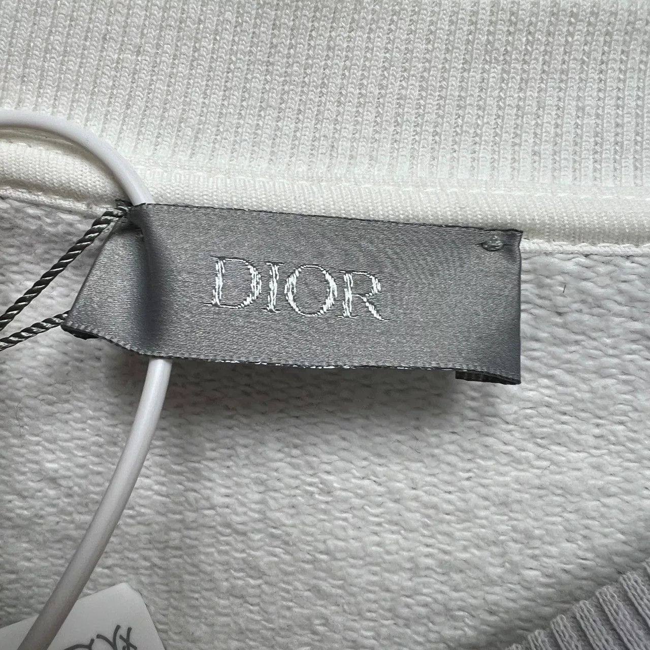Dior Dior Stussy Graffiti Signature Crewneck Gray Sweatshirt Size US M / EU 48-50 / 2 - 3 Thumbnail