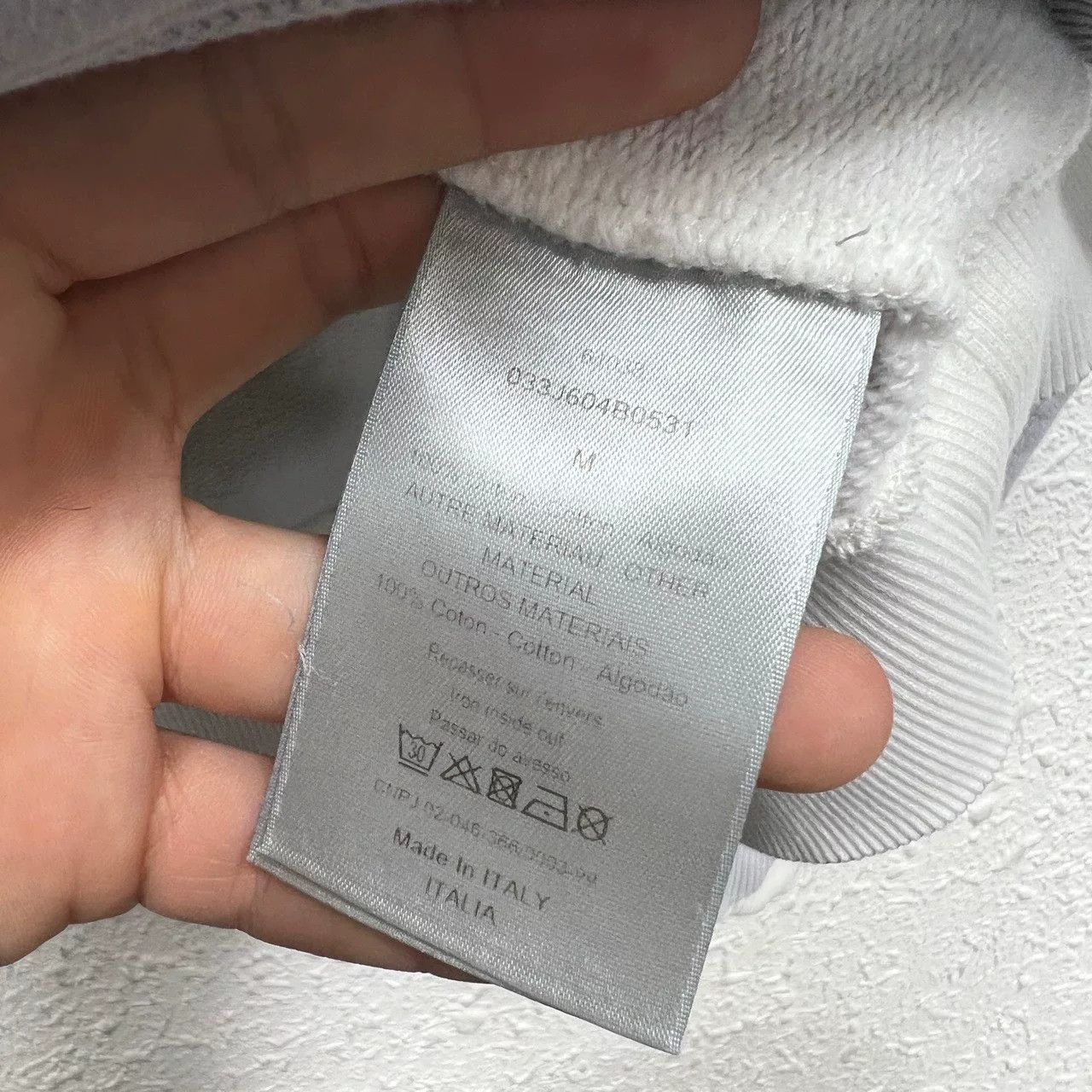 Dior Dior Stussy Graffiti Signature Crewneck Gray Sweatshirt Size US M / EU 48-50 / 2 - 4 Thumbnail