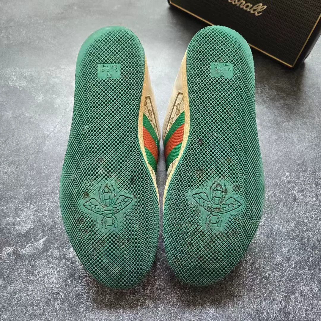 Gucci Gucci Distressed Enamel Dirty Shoes Size US 8.5 / EU 41-42 - 7 Thumbnail