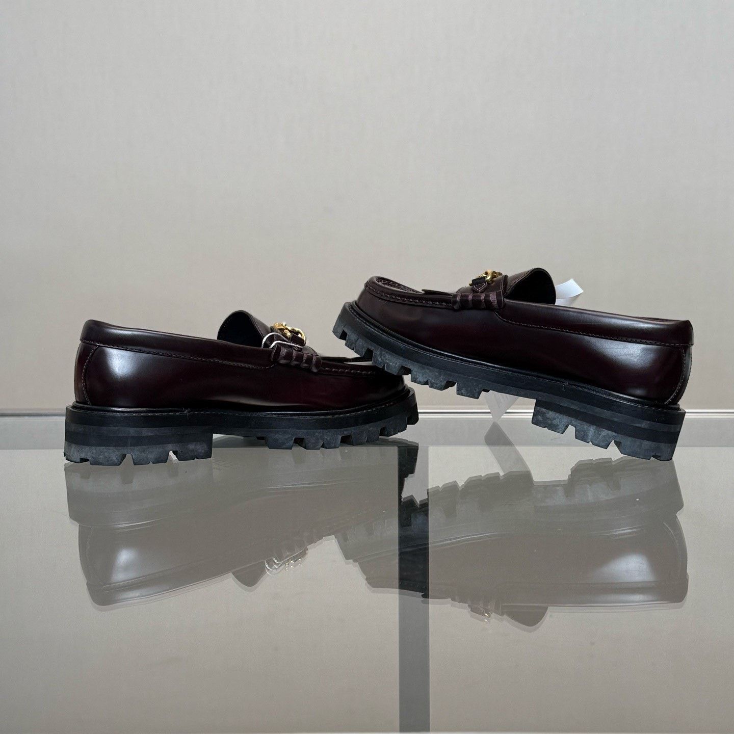 Celine Celine Arch Tassel Burgundy Loafers Size US 5 / IT 35 - 7 Thumbnail