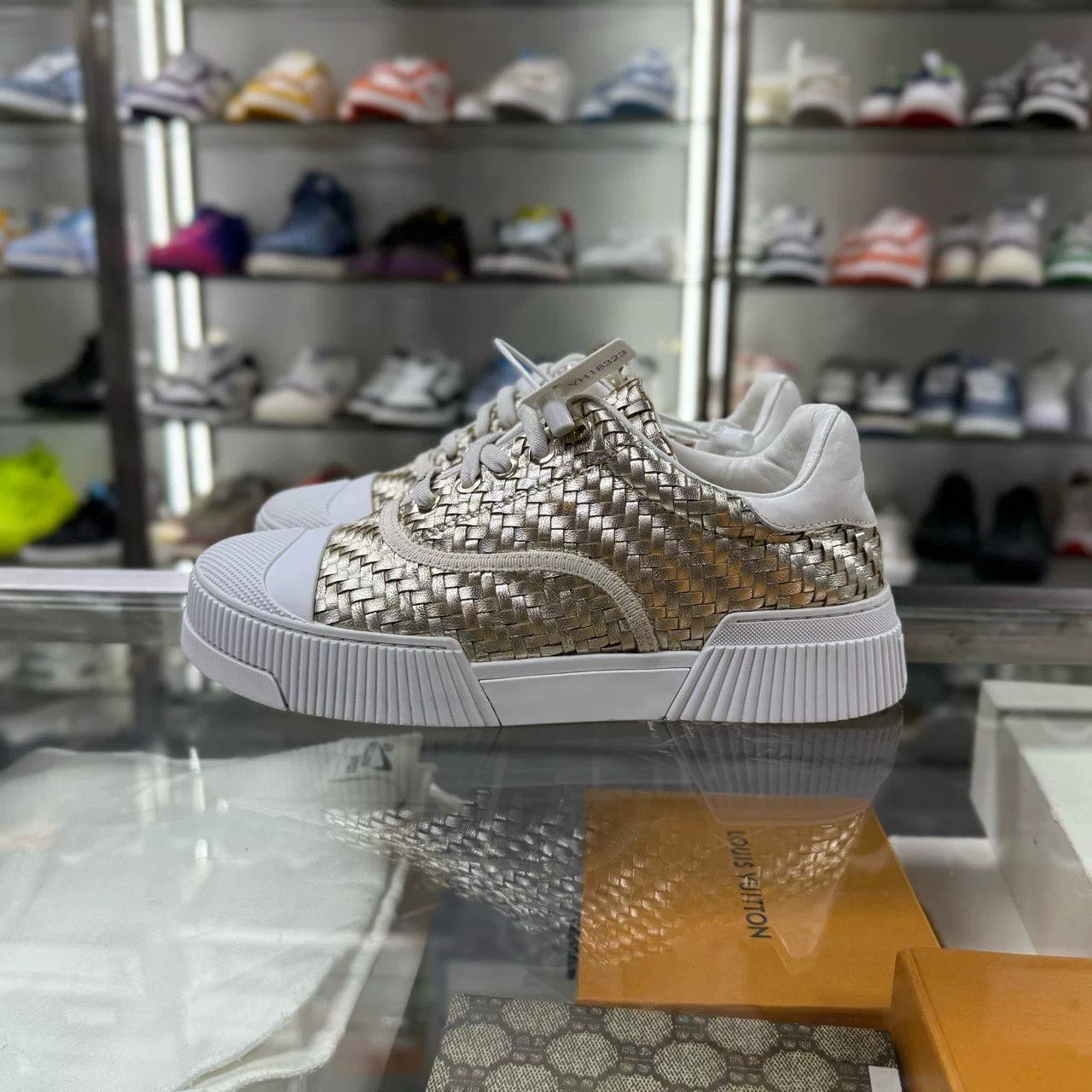 Dior Dior Woven Bee Sneakers Size US 4.5 / IT 34.5 - 2 Thumbnail
