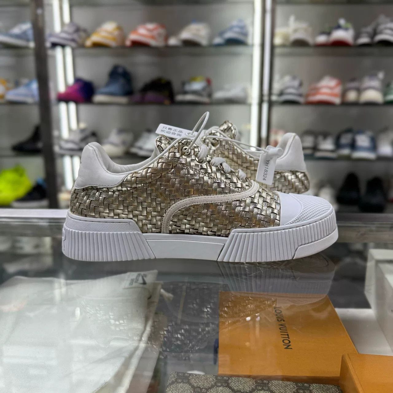 Dior Dior Woven Bee Sneakers Size US 4.5 / IT 34.5 - 3 Thumbnail