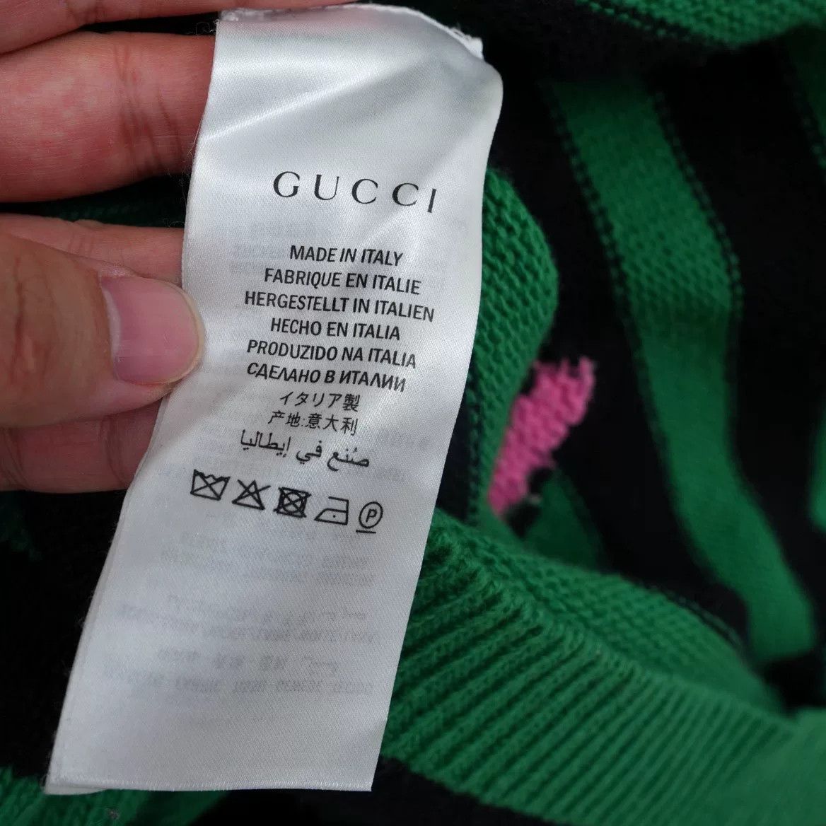 Gucci Gucci Cat Stripe Wool Sweater Size S / US 4 / IT 40 - 6 Thumbnail