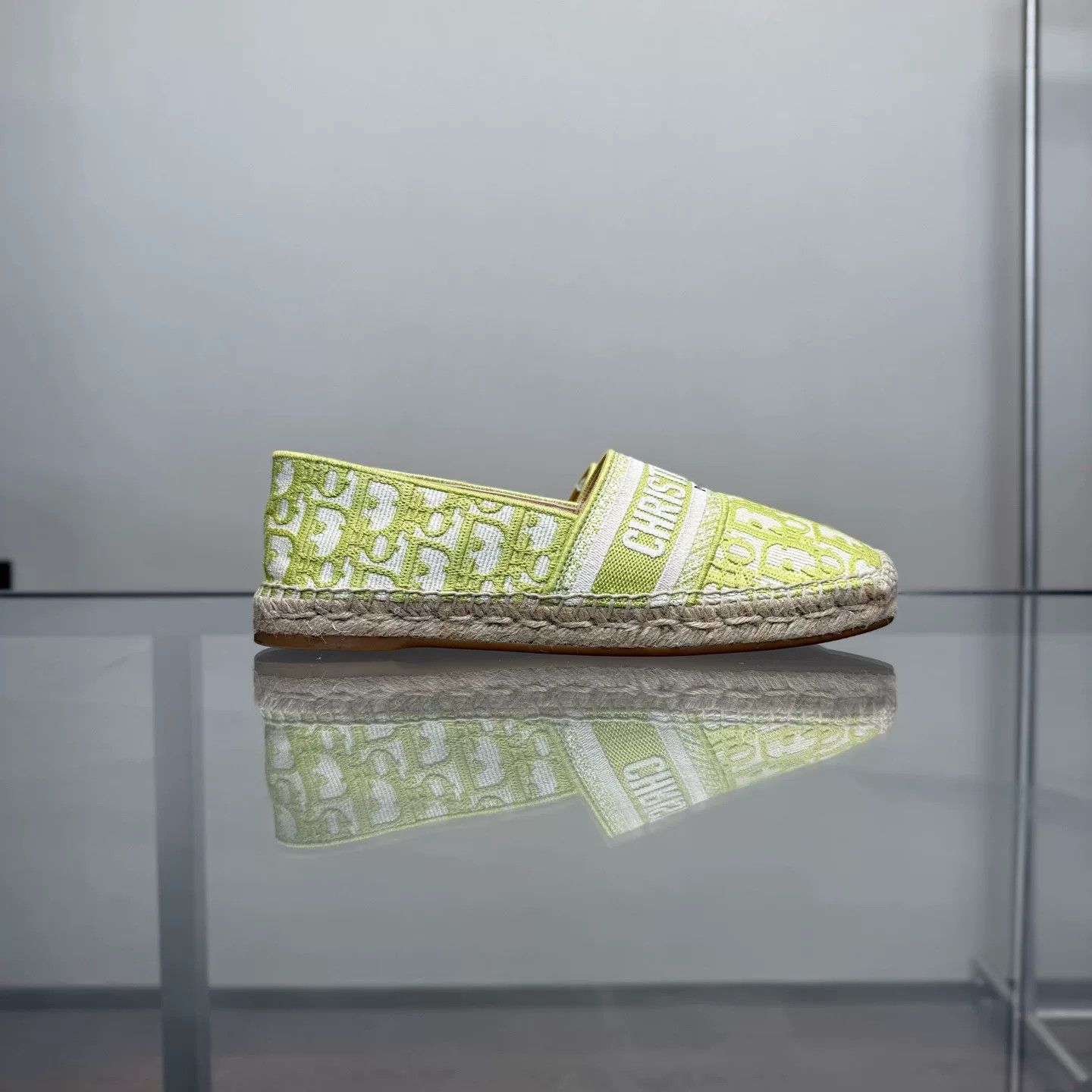 Dior Dior Embroidered Canvas Espadrilles Size US 8 / IT 38 - 3 Thumbnail