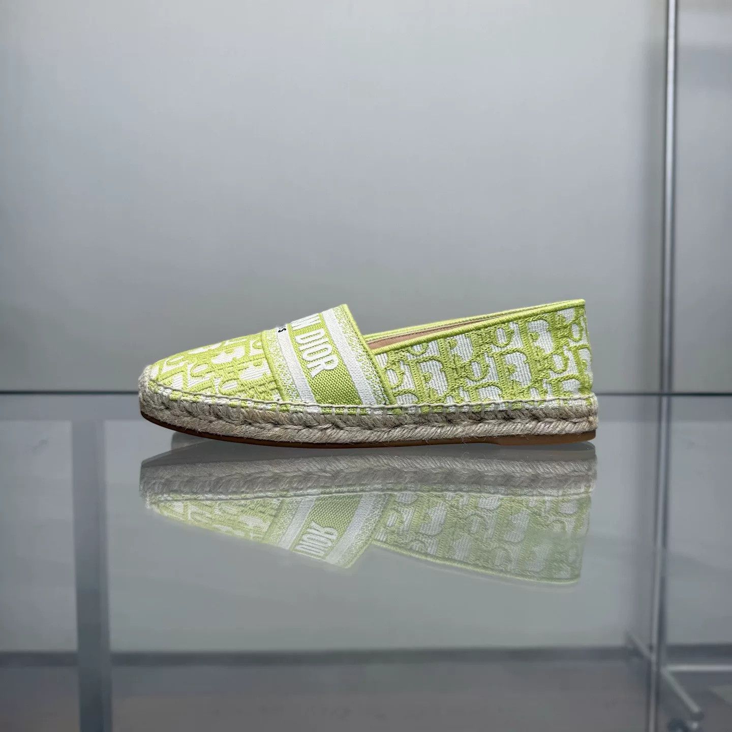 Dior Dior Embroidered Canvas Espadrilles Size US 8 / IT 38 - 5 Thumbnail