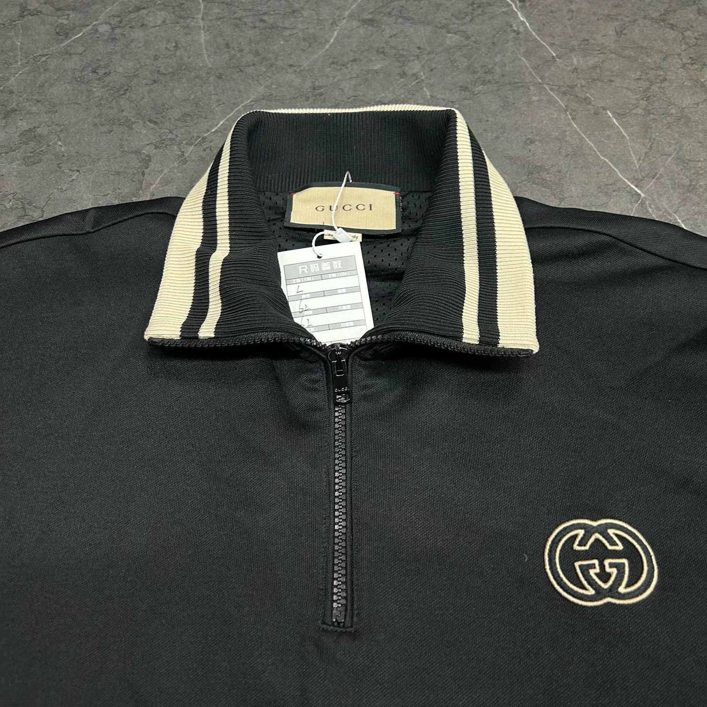 Gucci Gucci 24 Chest Logo Half-Zip Jacket Size US L / EU 52-54 / 3 - 3 Thumbnail
