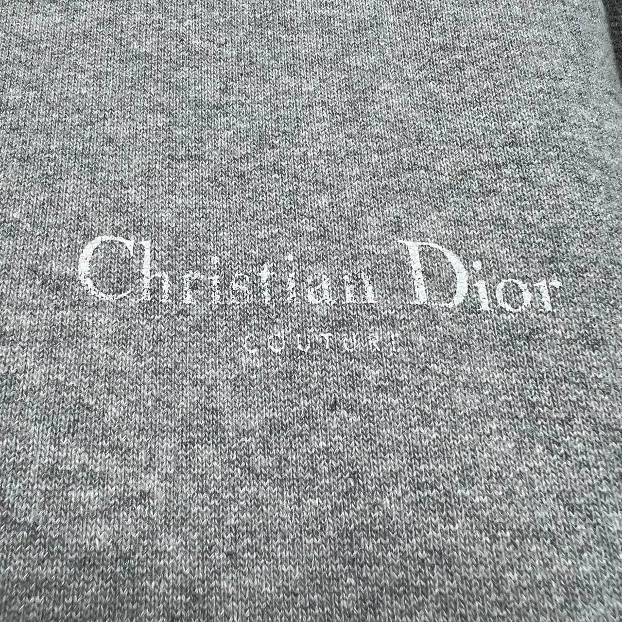 Dior DIOR Gray Burnout Distressed Double-Layer Hoodie Size S / US 4 / IT 40 - 4 Thumbnail