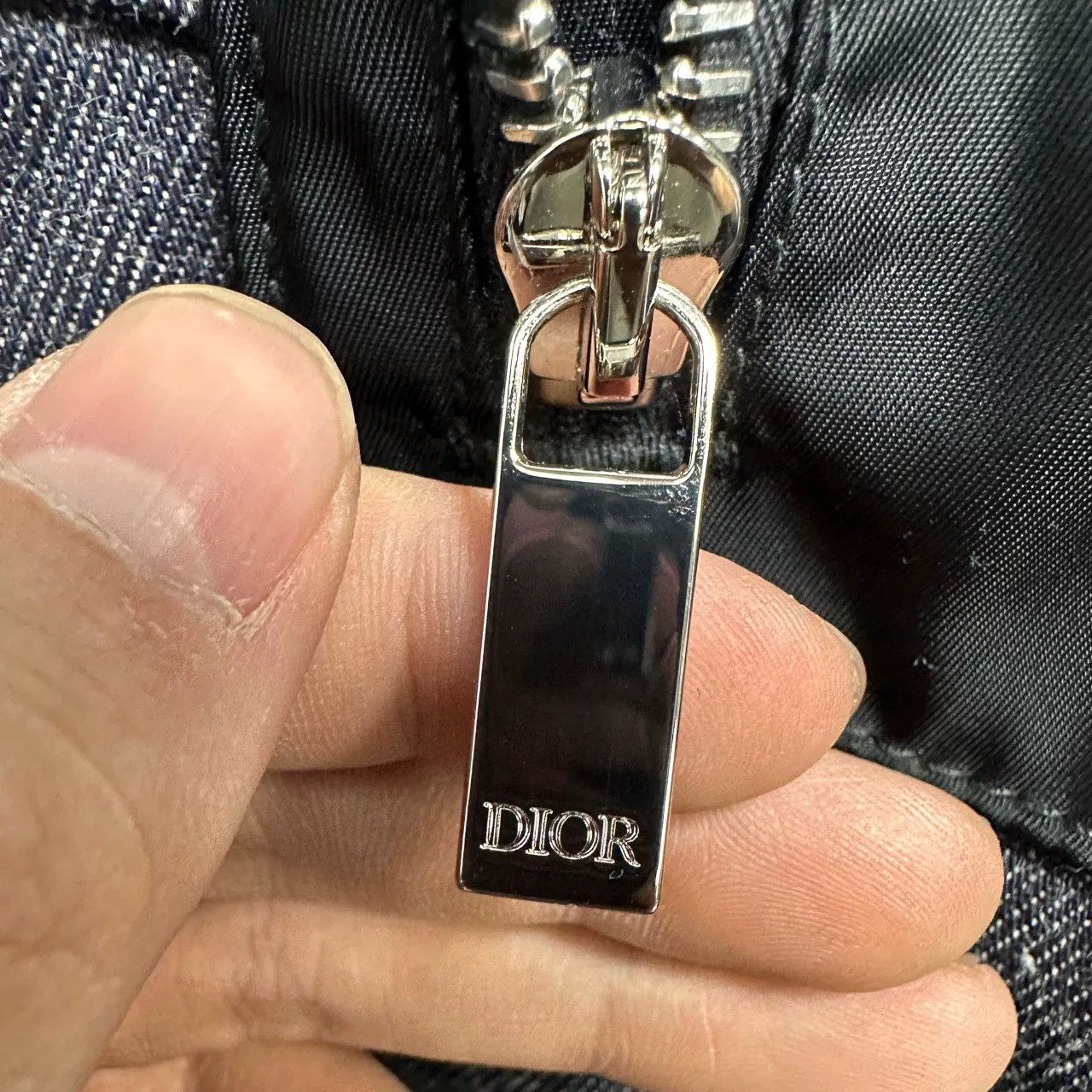 Sacai DIOR x sacai Collaboration Denim Jacket Size US L / EU 52-54 / 3 - 5 Thumbnail