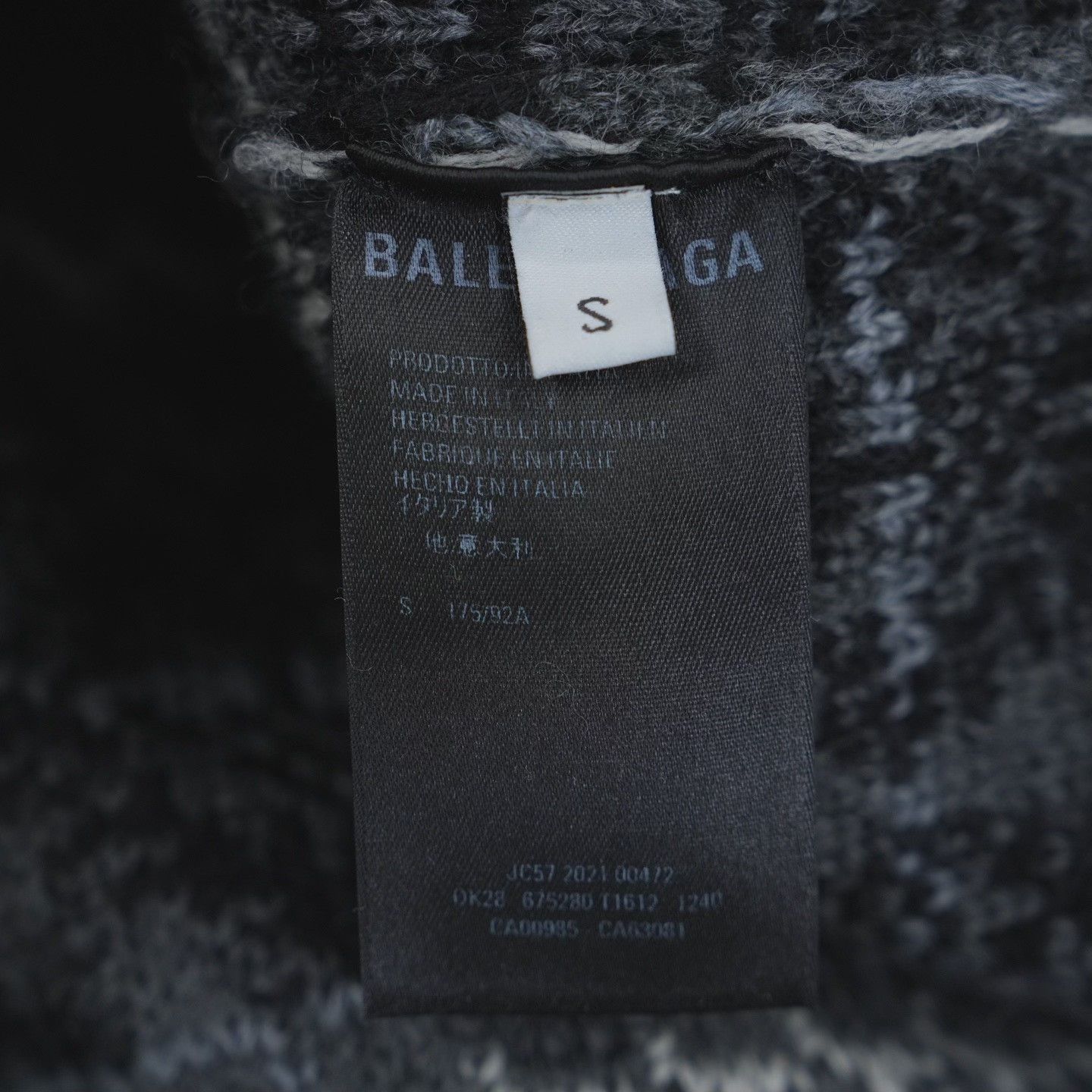 Balenciaga Balenciaga Fair Isle Intarsia Knit Sweater Size US S / EU 44-46 / 1 - 4 Thumbnail