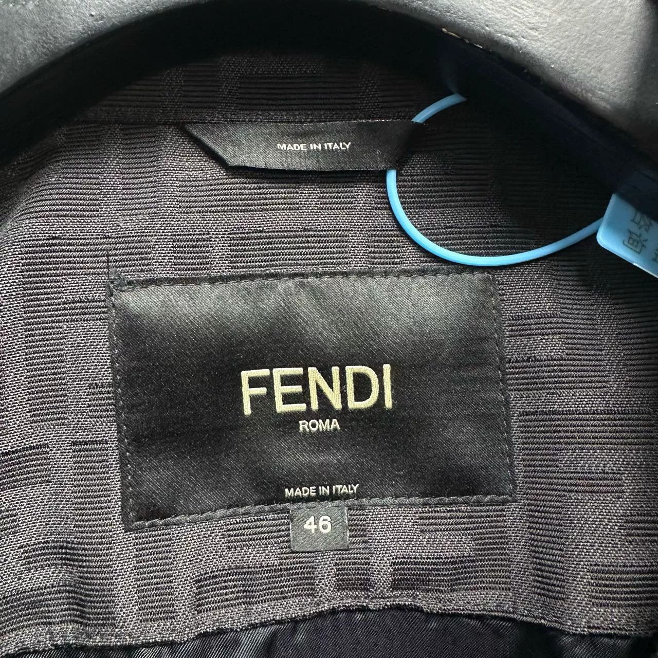Fendi Fendi All-Over Logo Jacquard Jacket Shirt Size US M / EU 48-50 / 2 - 3 Thumbnail