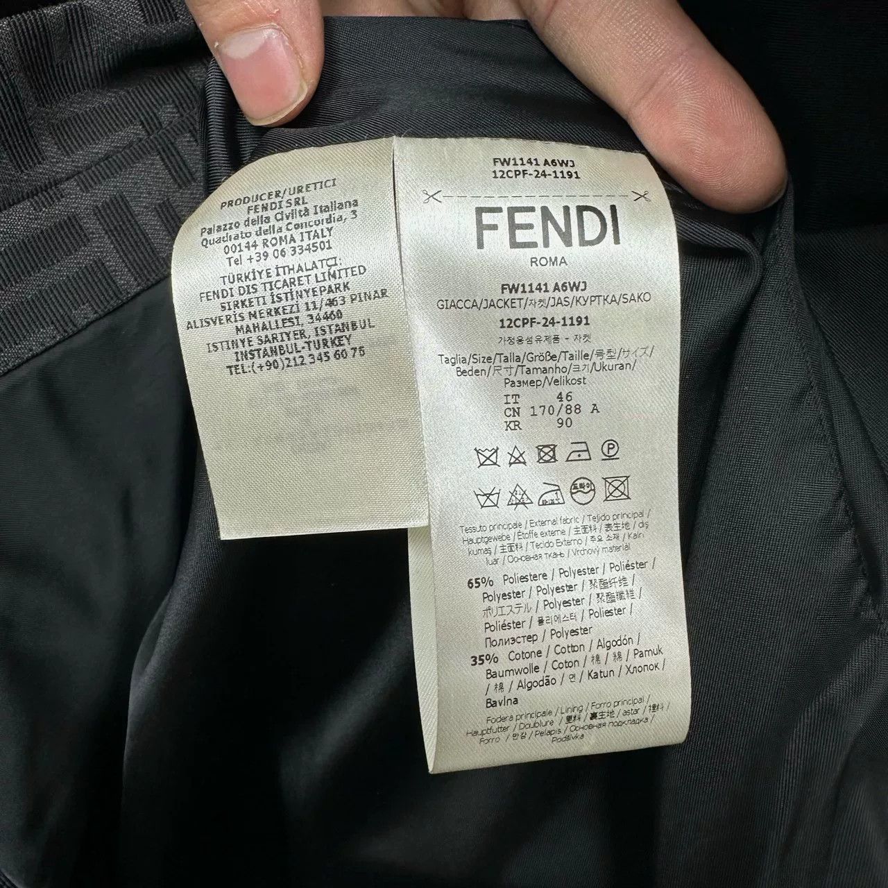 Fendi Fendi All-Over Logo Jacquard Jacket Shirt Size US M / EU 48-50 / 2 - 4 Thumbnail