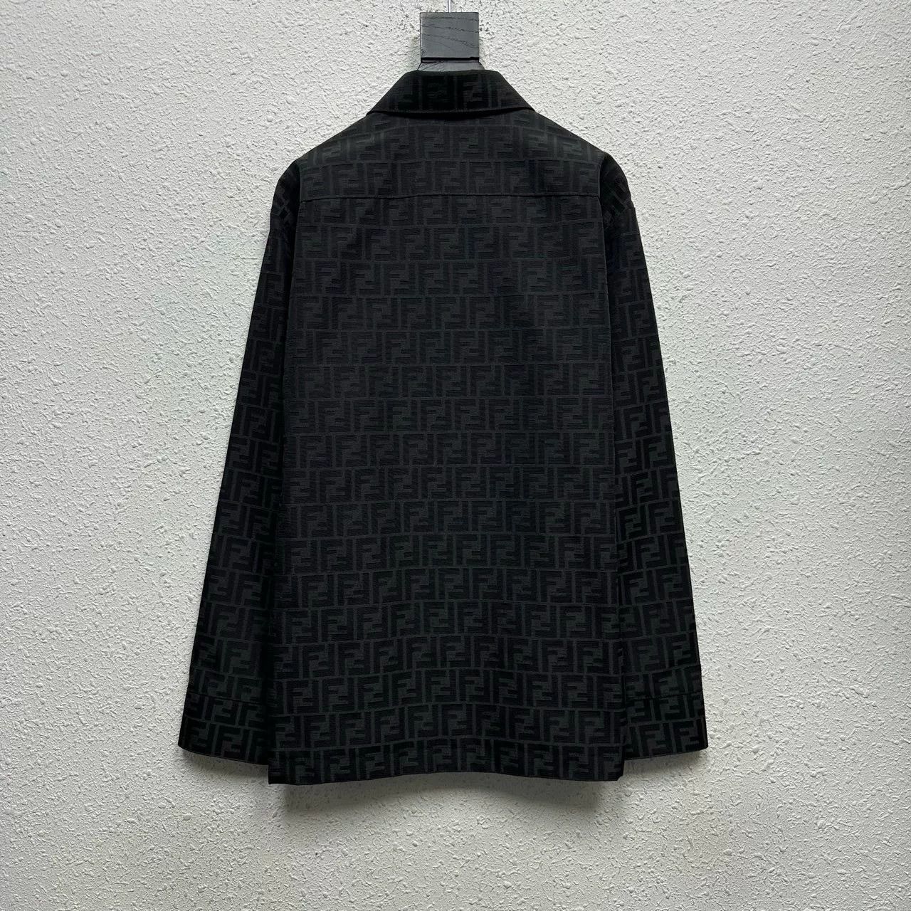 Fendi Fendi All-Over Logo Jacquard Jacket Shirt Size US M / EU 48-50 / 2 - 2 Thumbnail