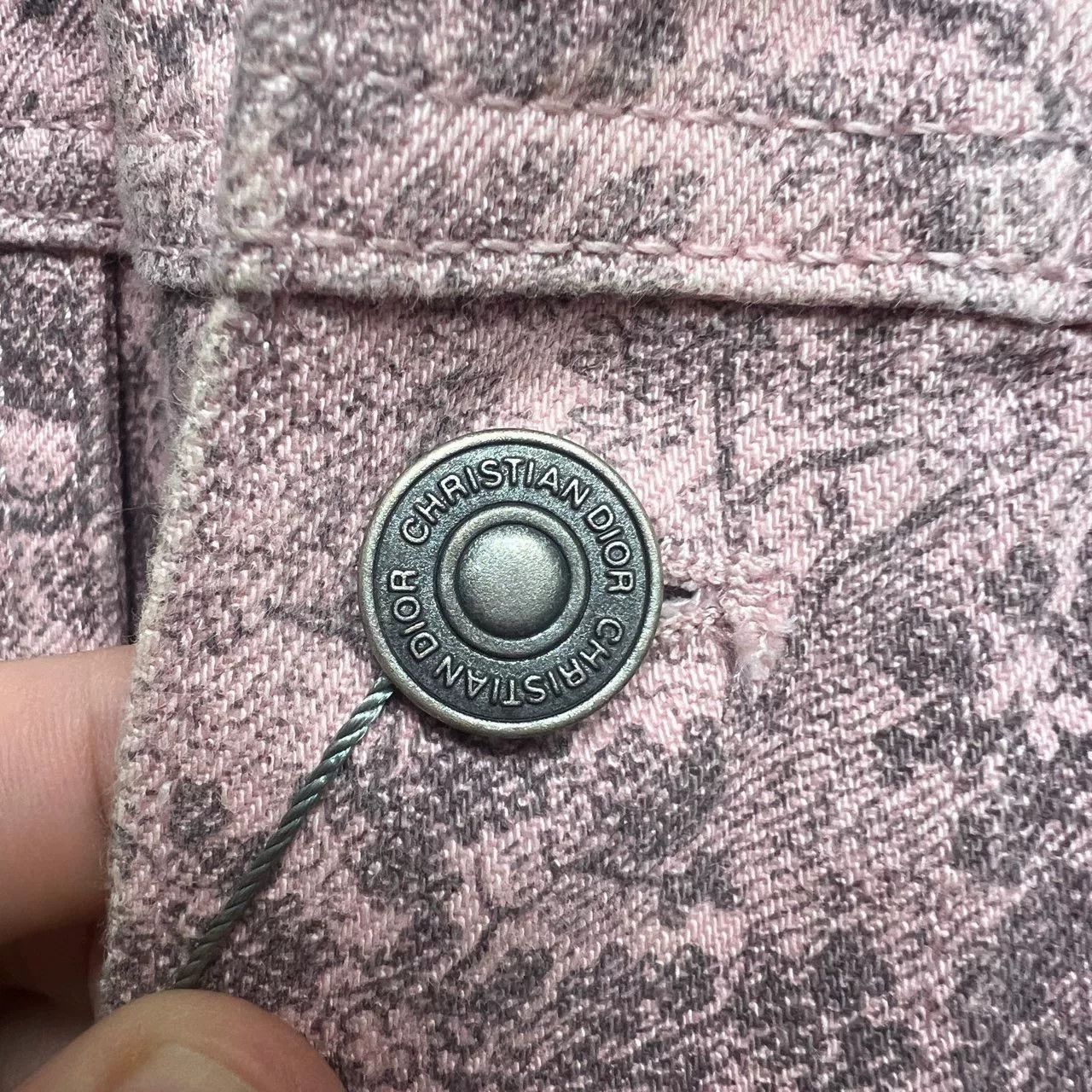 Dior DIOR Zoo Short-Sleeve Denim Jacket Size M / US 6-8 / IT 42-44 - 4 Thumbnail